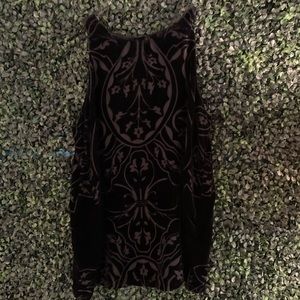 black velvet tank top